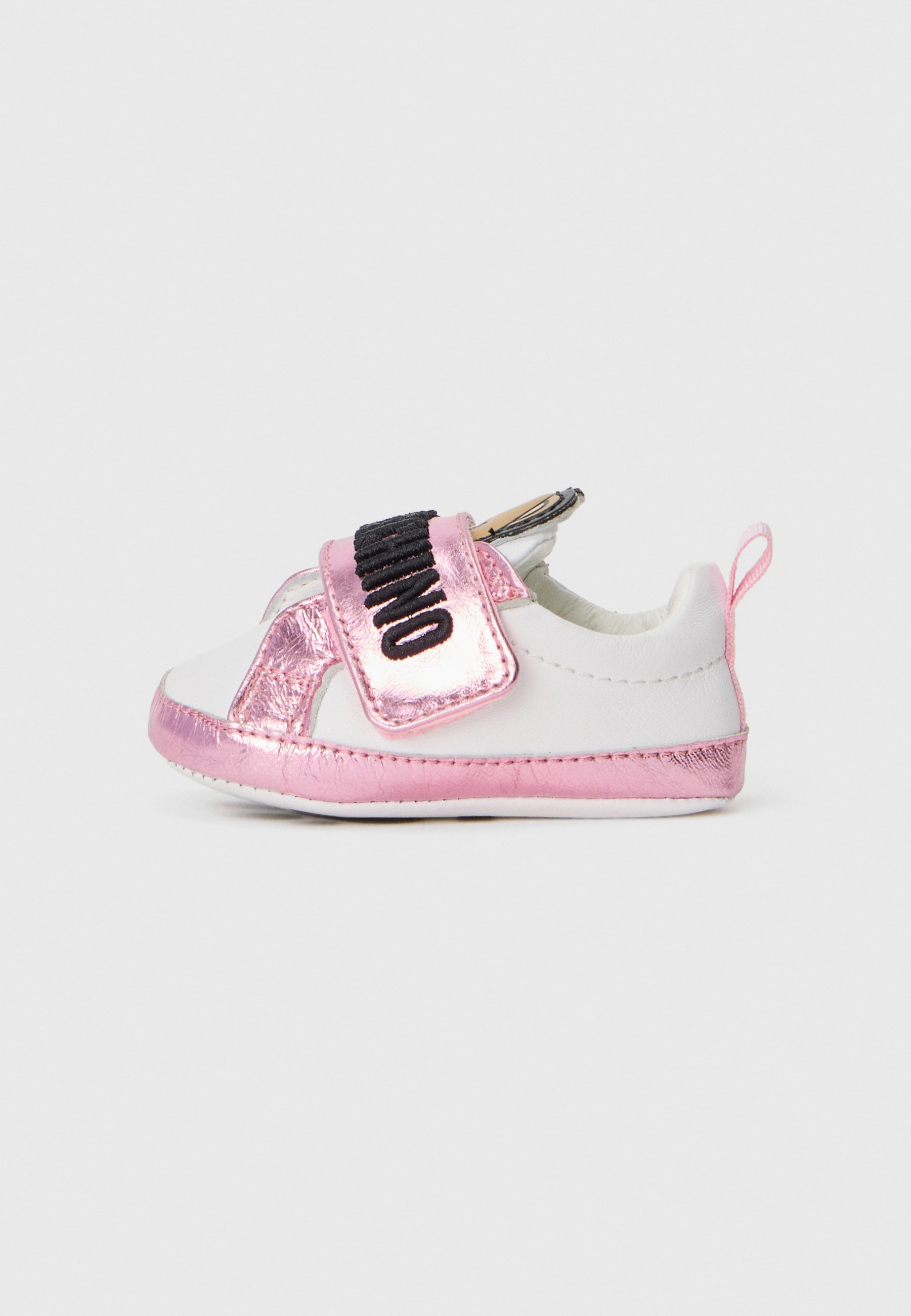 MOSCHINO UNISEX - Babyschoenen - wit/roze/zwart