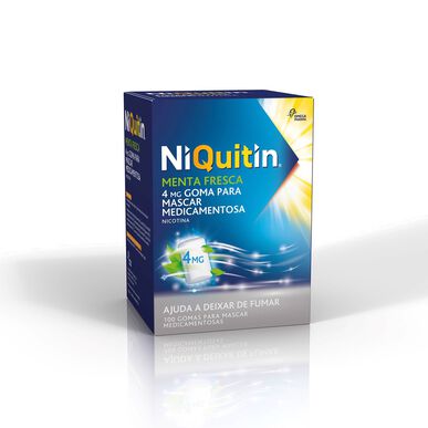 Niquitin Niquitin Fresh Mint-vingummi 4 mg 100 gummier 100 gummier