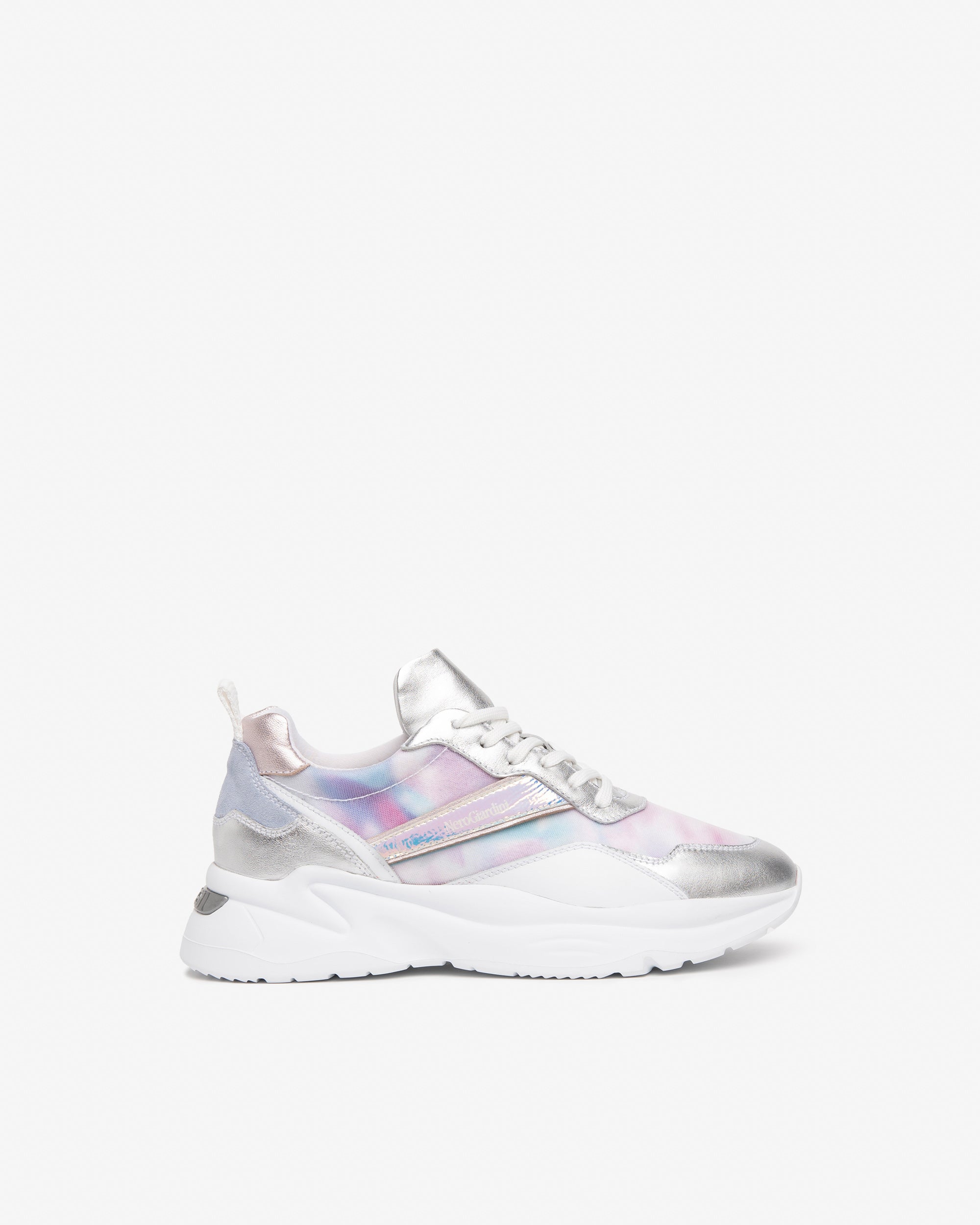  Baskets en cuir et daim pour femmes