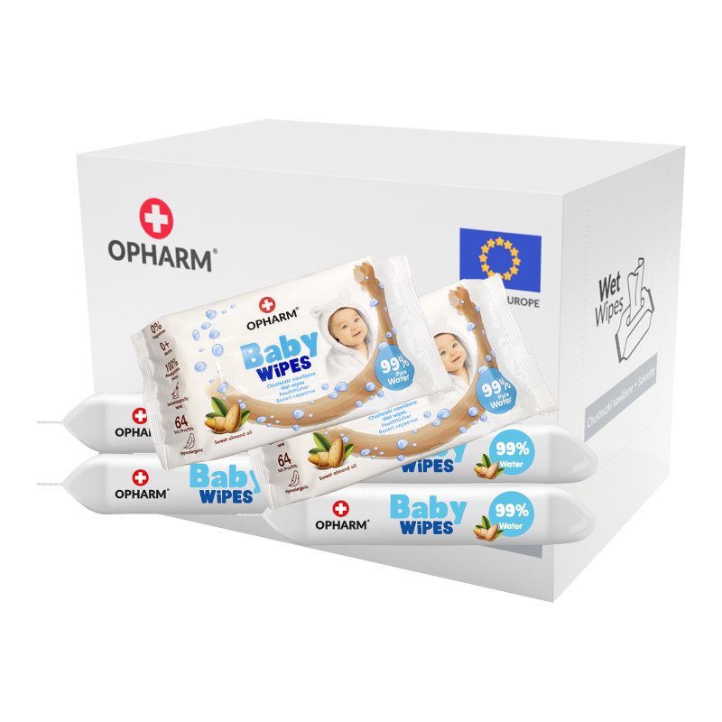 Opharm Babyvåtservetter Sötmandel