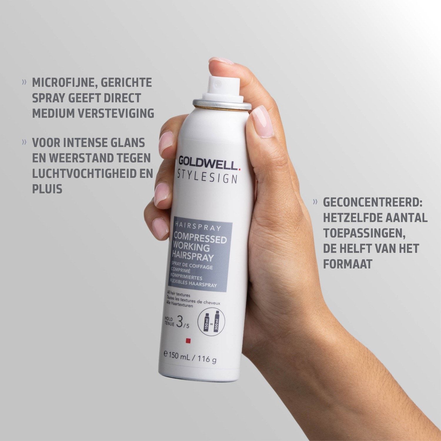 „Goldwell Stylesign“ plaukų lakas, suspaustas – 150 ml