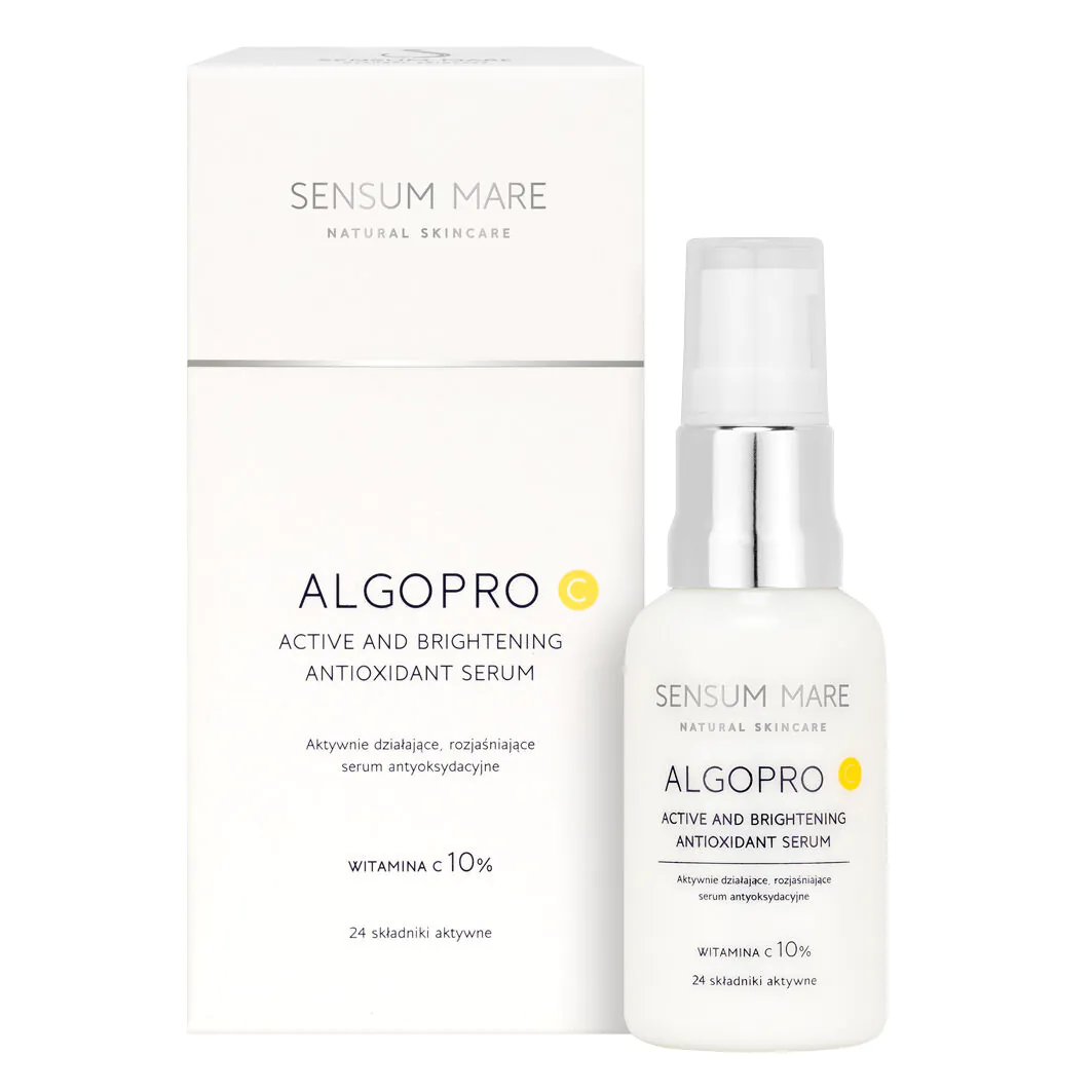 Sensum Mare Algopro C Aktywnie Działające, Rozjaśniające serum Antyoksydacyjne z Witaminą C 10%