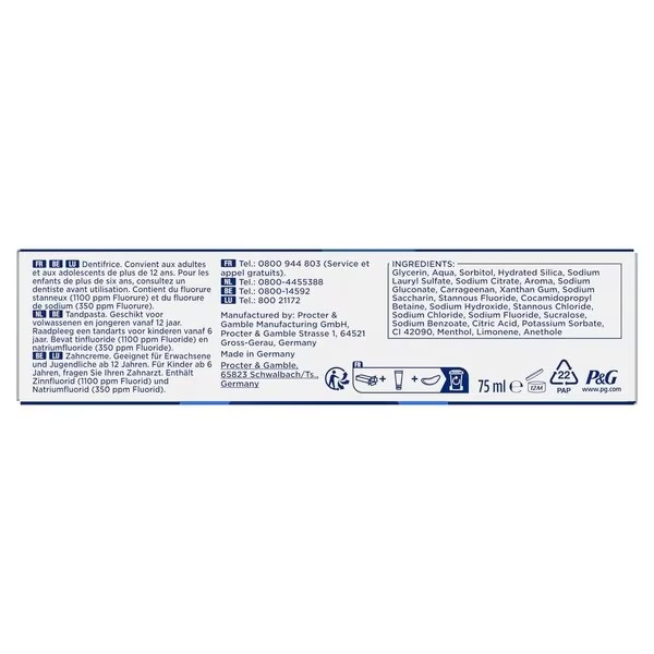 Oral-B Professional pasta za zube s nježnom mentom za jačanje zubne cakline 75ml