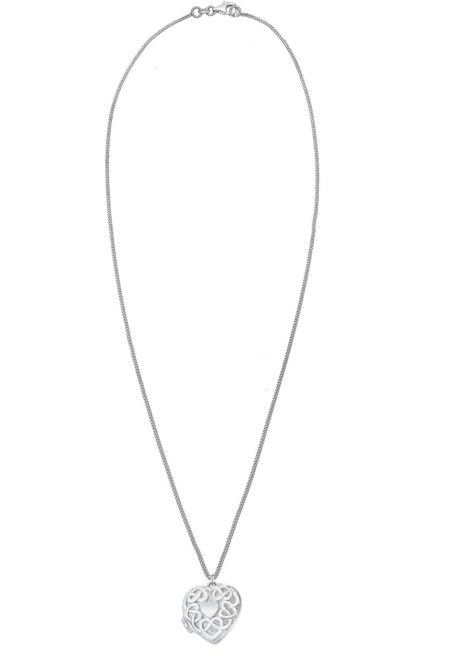 Elli Femme Médaillon Coeur Ornement de Pendentif Ludique en Argent Sterling 925