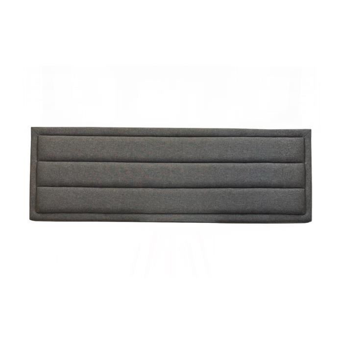 OMYZ - STADA hoofdbord in antracietgrijze stof voor een bed van 140x190 cm