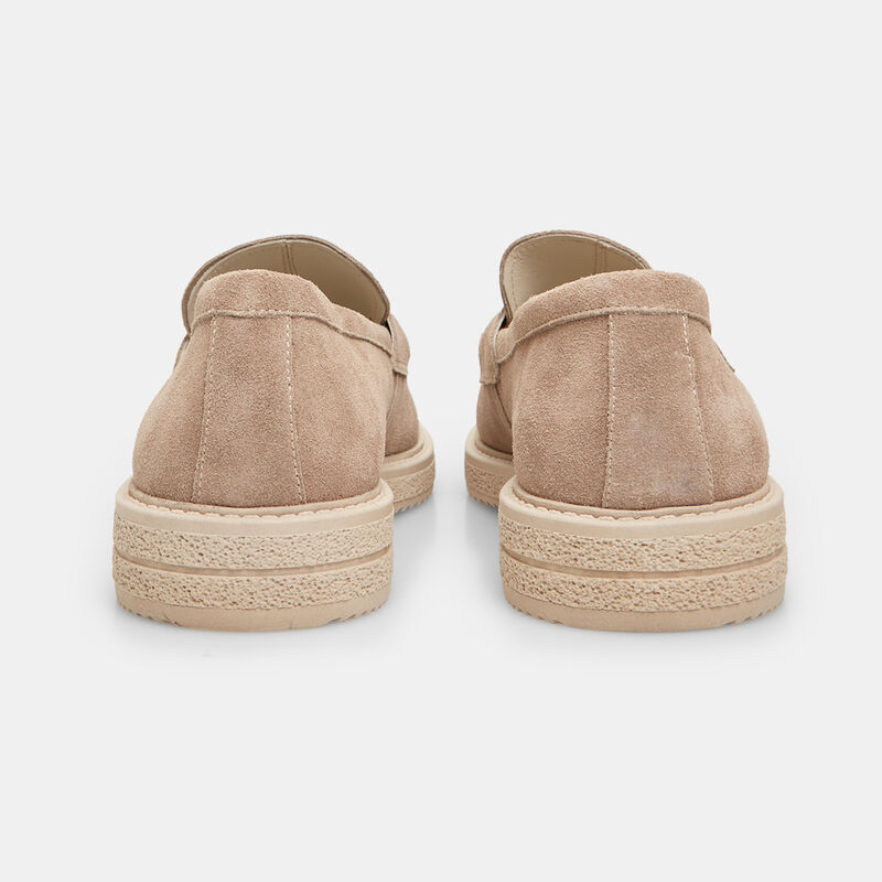 BATA Herrloafers i mocka
