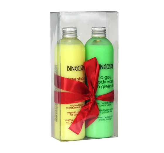 BingoSpa zestaw kremów pod prysznic Algi Wanilia 300 ml   Zielona Herbata 300 ml