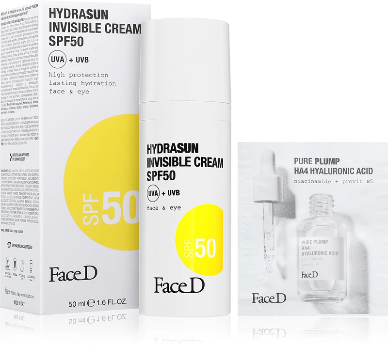 Protetor solar facial Face D Hydrasun FPS 50