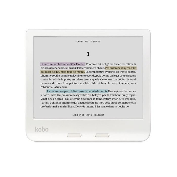 Kobo Libra Colour White eReader mit Farbbildschirm