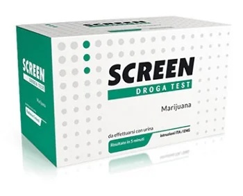 SCREEN ITALIA Drugstest - marihuana met urinecontainer