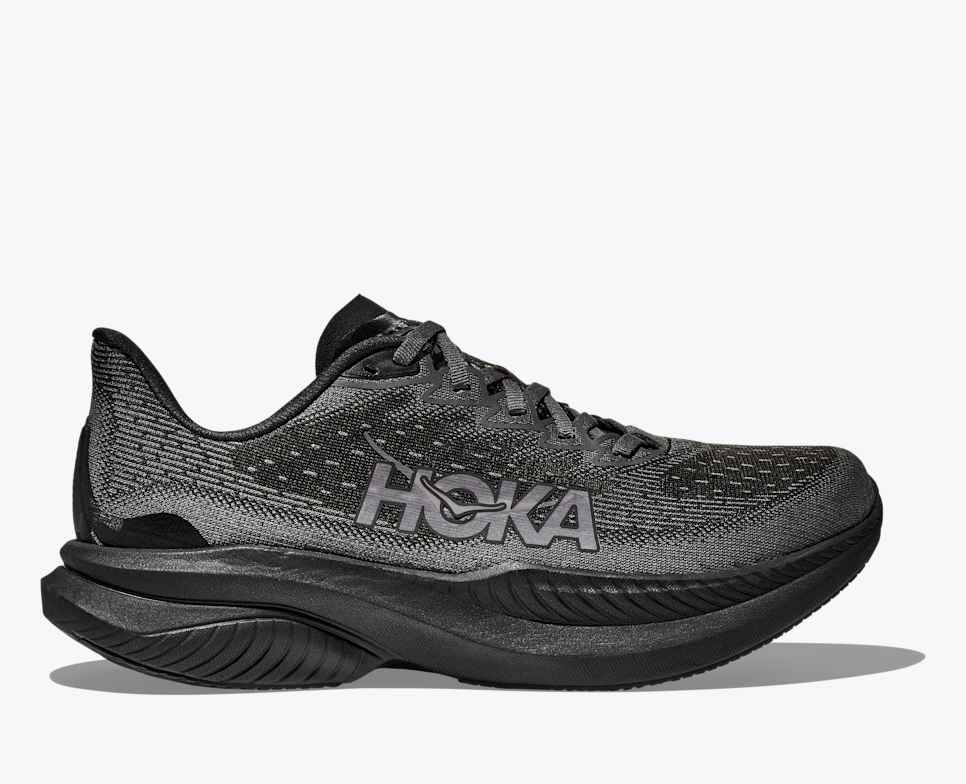 HOKA Mach 6 Zwart/Buitenbaan