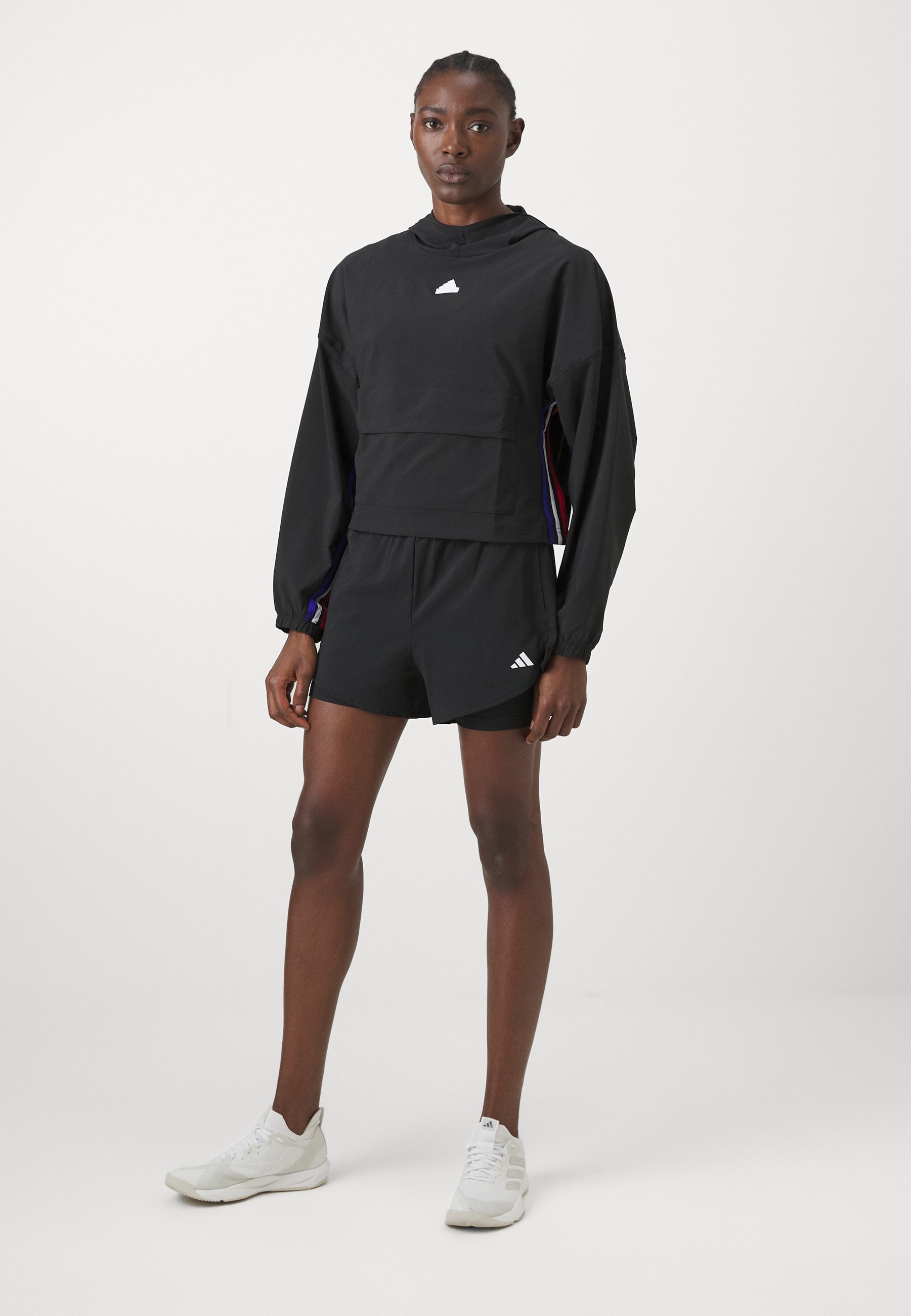 adidas Performance W MIN 2IN1 SHO - Sportshorts - zwart/wit