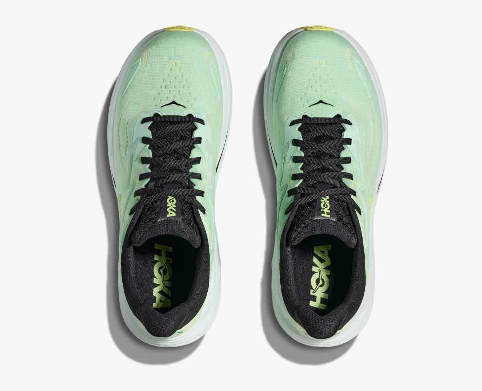 HOKA Clifton 10 Mint Fluorite / Luna Moth