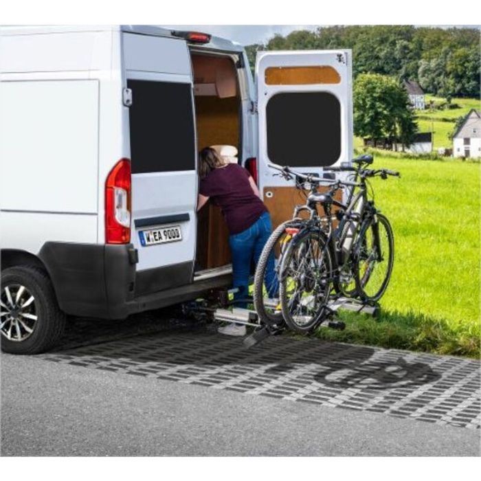 LAS SD260 bike rack for 2 bikes, specially designed for van swing doors - LAS