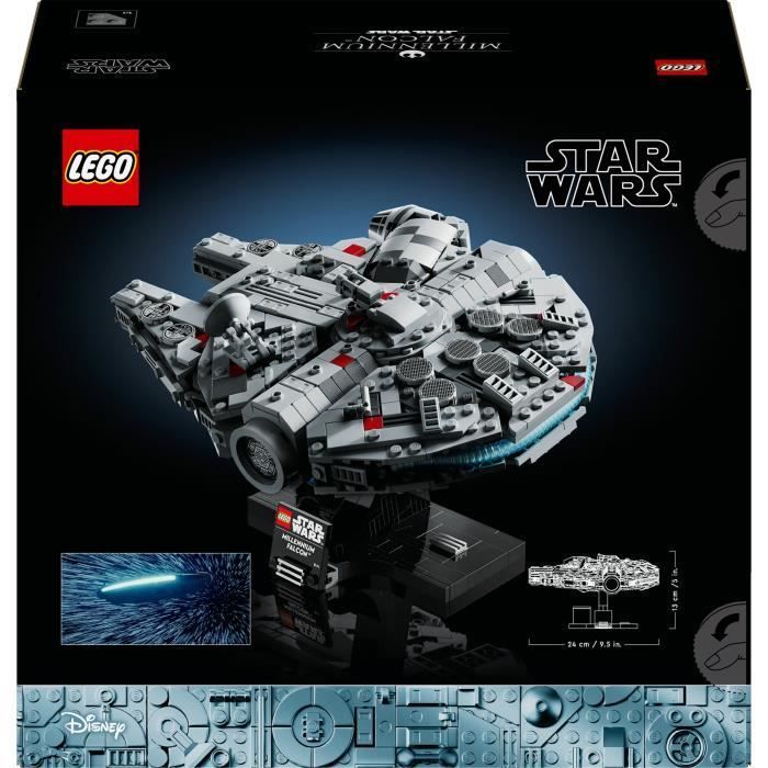 LEGO Star Wars 75375 Millennium Falcon, Set di costruzioni, Astronave, Adulti