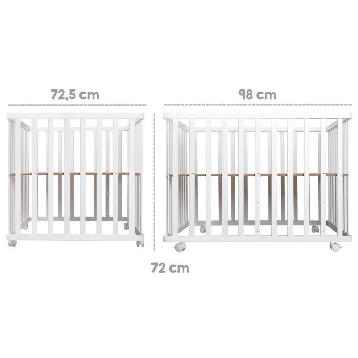 Parque infantil ROBA de 100x75 cm + protector de seguridad 