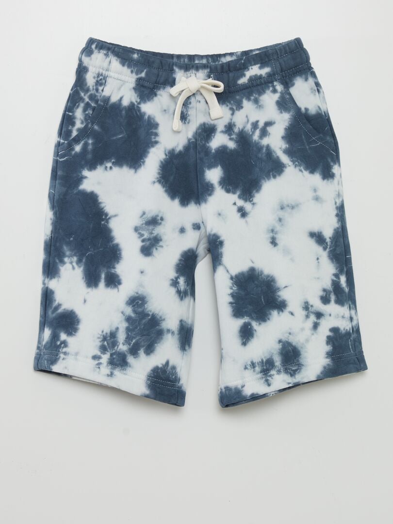 Bermudas de tejido polar - AZUL