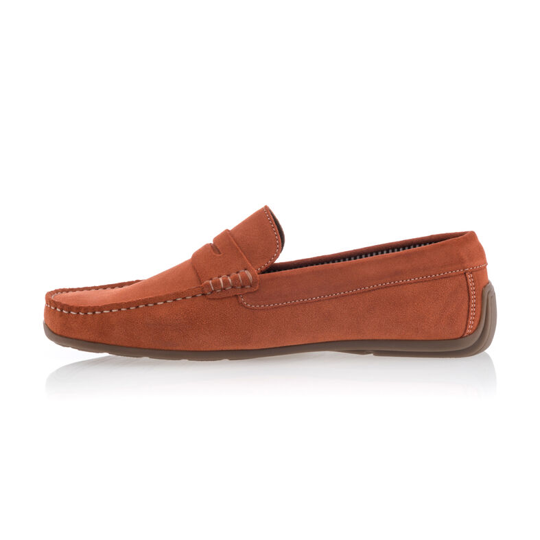Miesten oranssit loaferit/veneilykengät