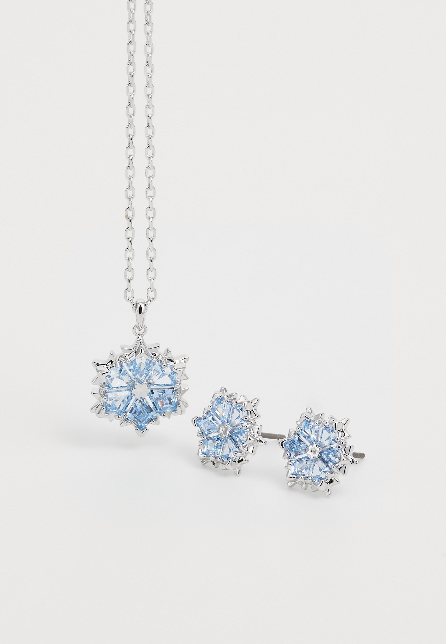Orecchini Swarovski MAGIC SET - blu grigiastro