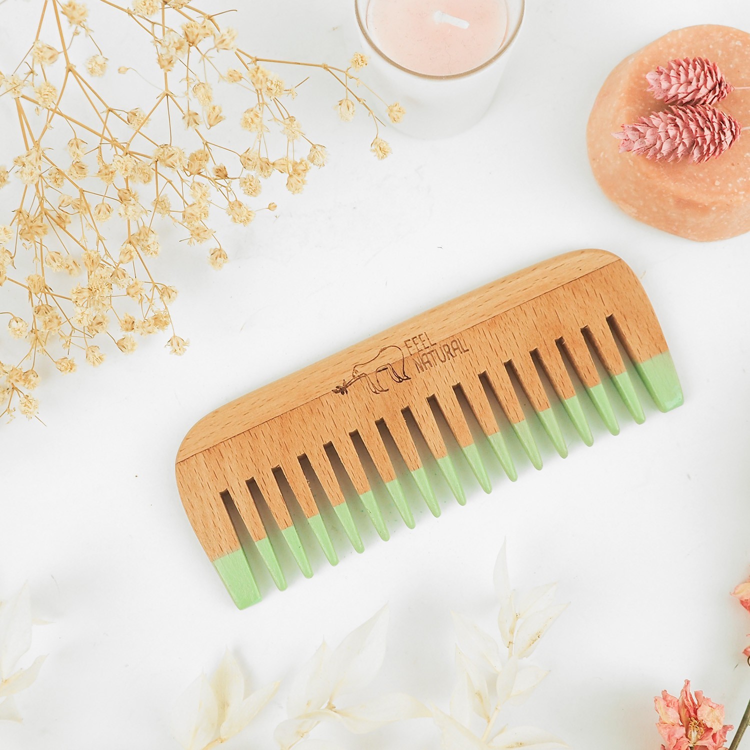 Feel Natural Peigne en bambou naturel