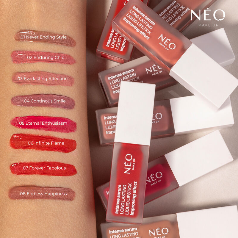 Neo Make Up Intense Serum Υγρό Κραγιόν Μακράς Διάρκειας