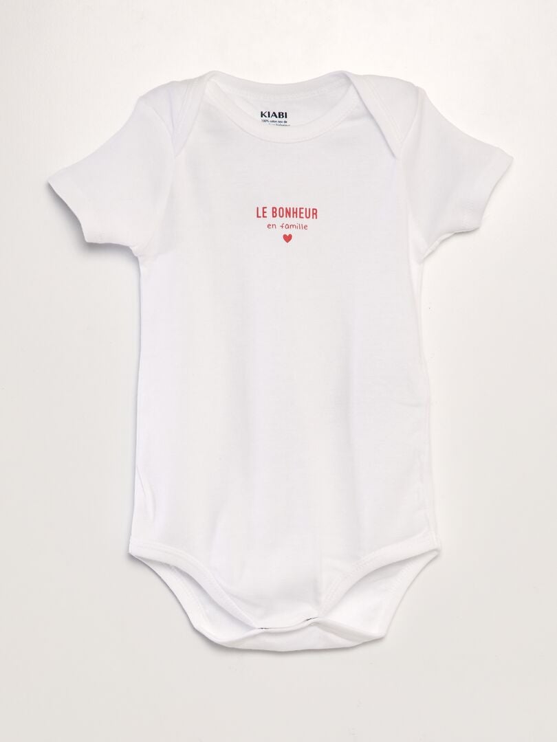 Set van 3 bodysuits - BLAUW