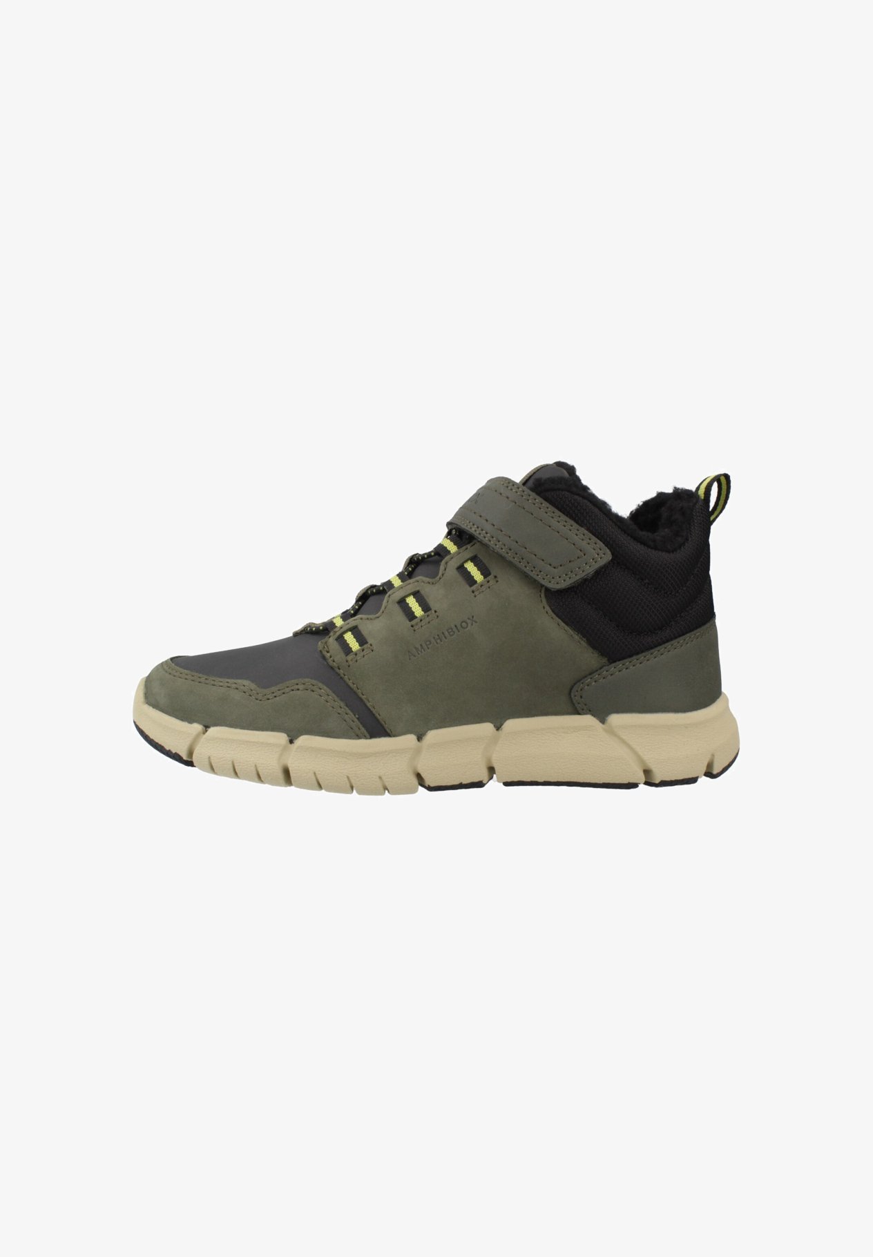 Geox FLEXYPER - Winterlaarzen - militair/zwart