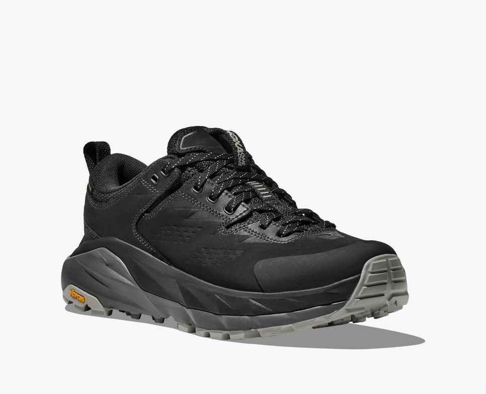 HOKA Elite Terrain System Kaha Low GORE-TEX Fekete / Szürke