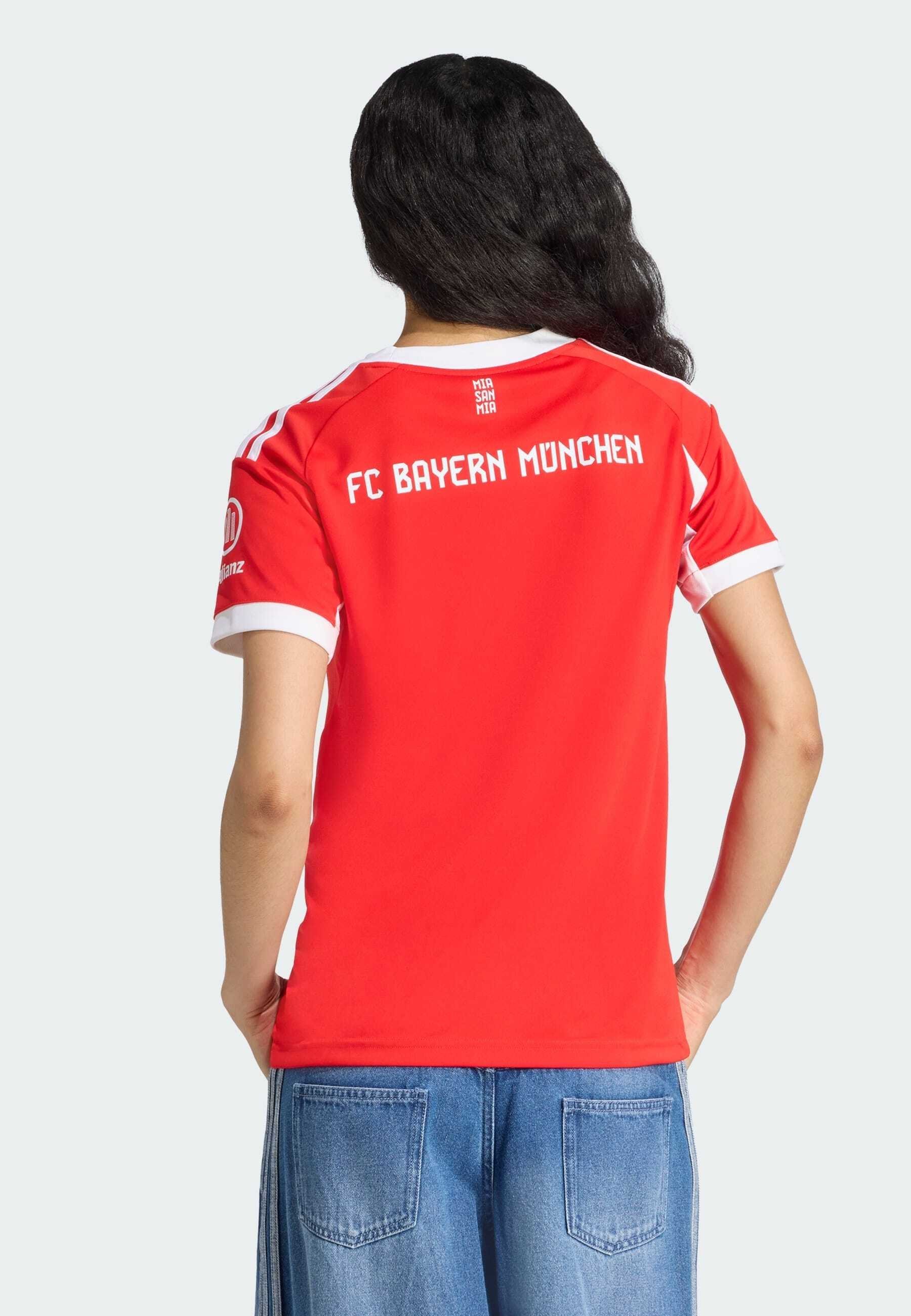 adidas Performance FC BAYERN MÜNCHEN THUISSHIRT 25/26 DAMES - T-shirt met print - rood