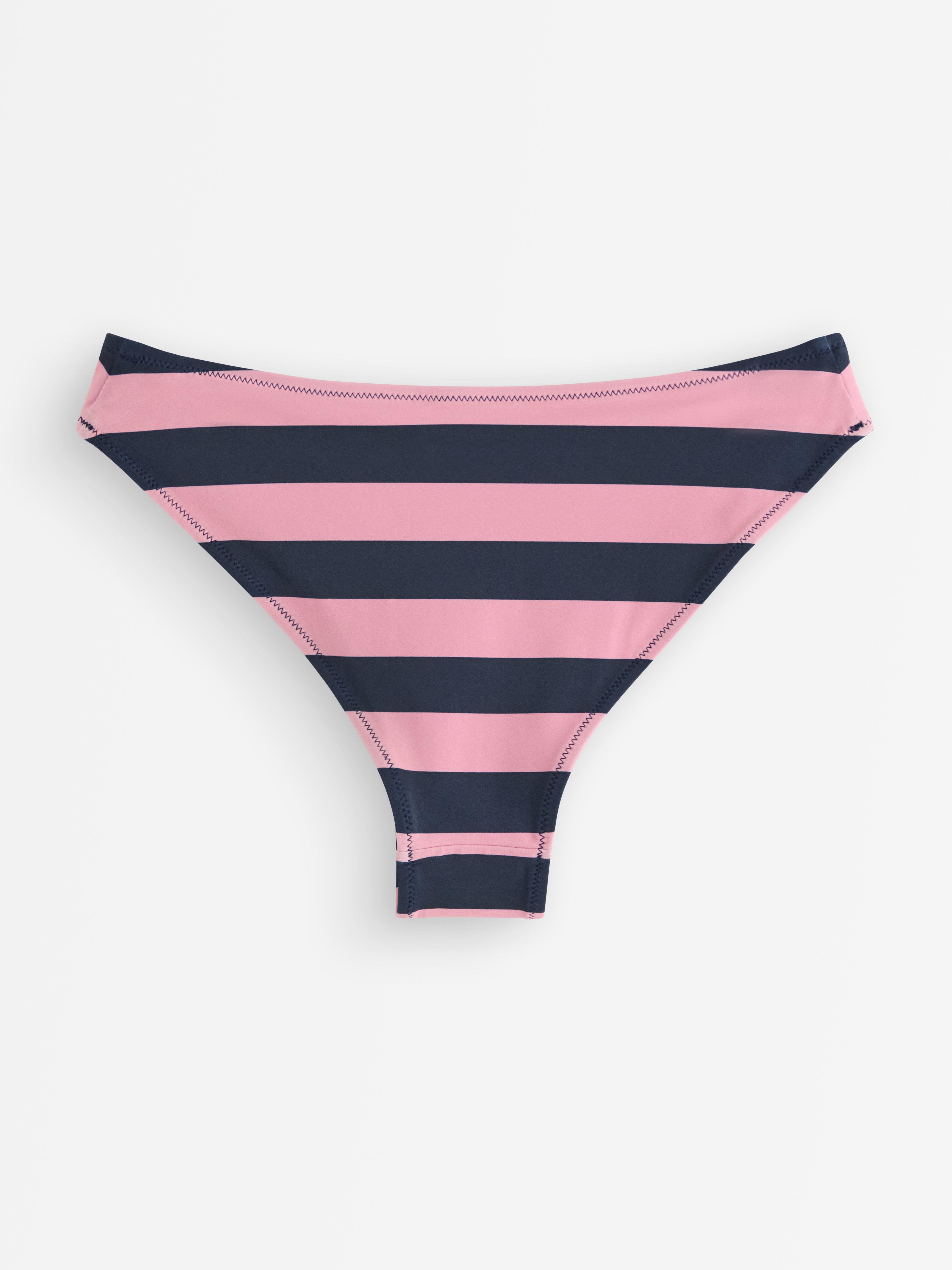 Brazilské bikiny s nízkým pasem - světle růžové