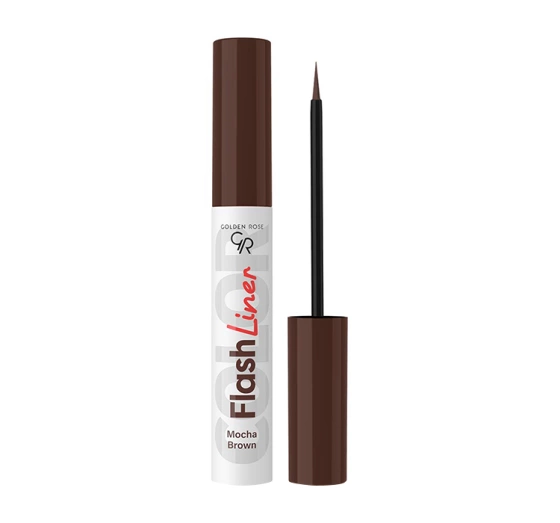 Golden Rose Flash Liner eyeliner w płynie 108 Mocha Brown 3,5 ml