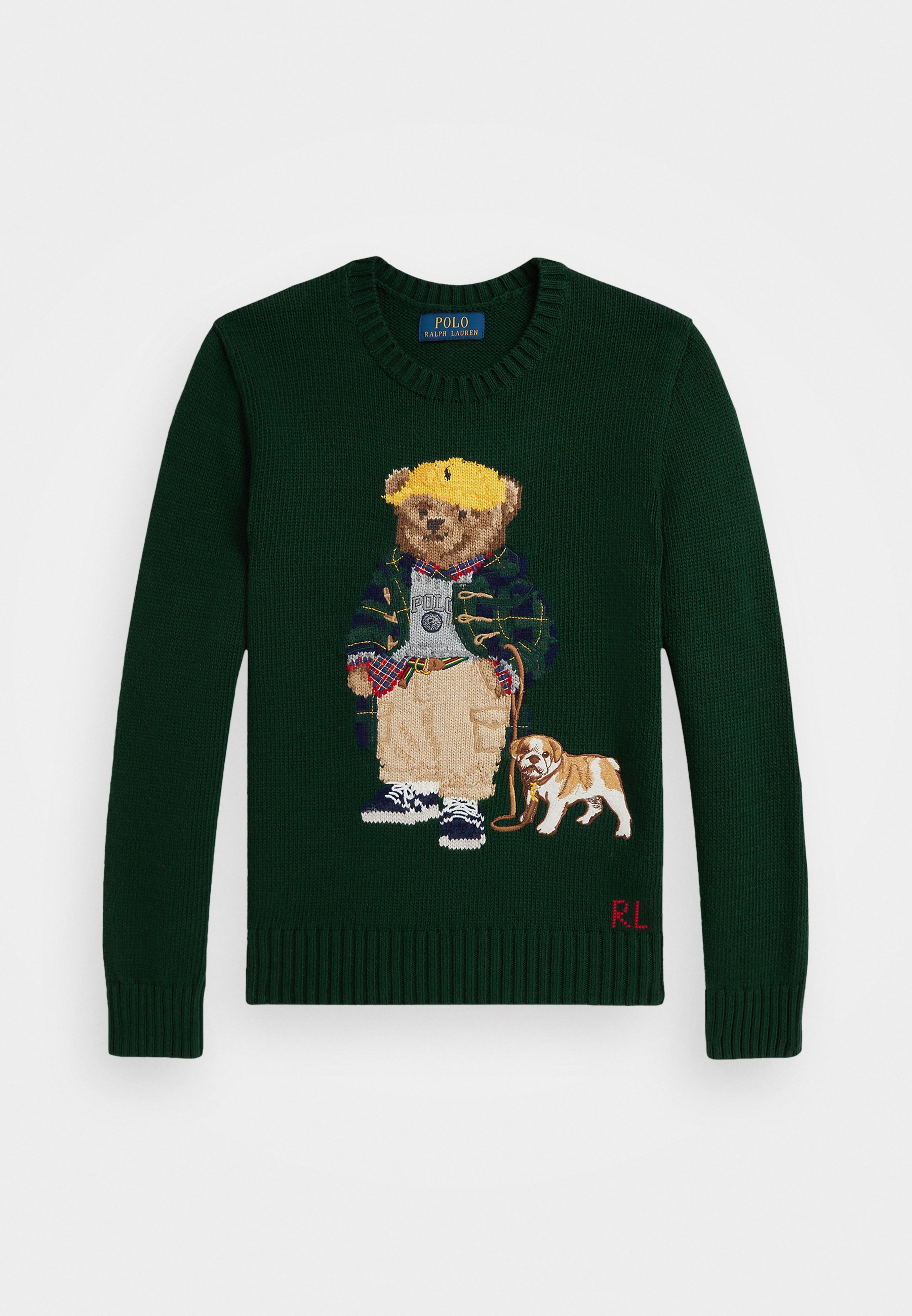 Polo Ralph Lauren POLO BEER TRUI - Trui - mos agaat