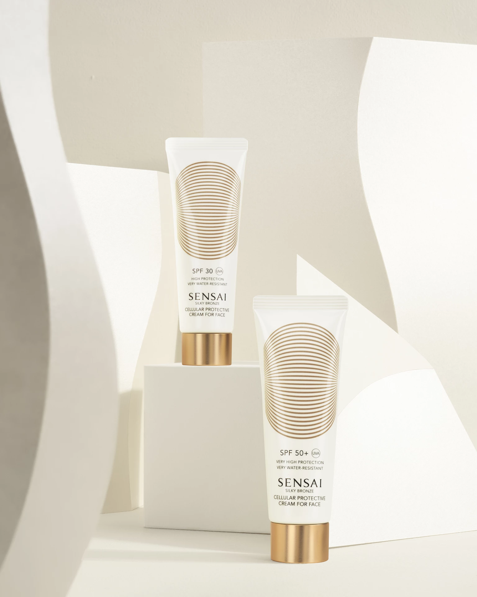 Cremă de față Silky Bronze Cellular Protective SPF50+ 50 ml - SENSAI