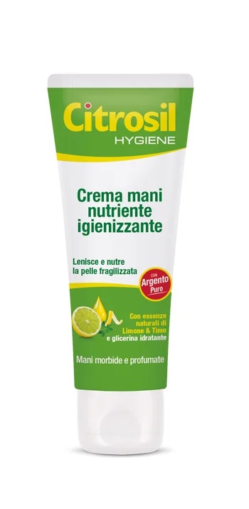 CITROSIL Desinfecterende Handcrème 75 ml desinfecteert, hydrateert en beschermt in één stap.