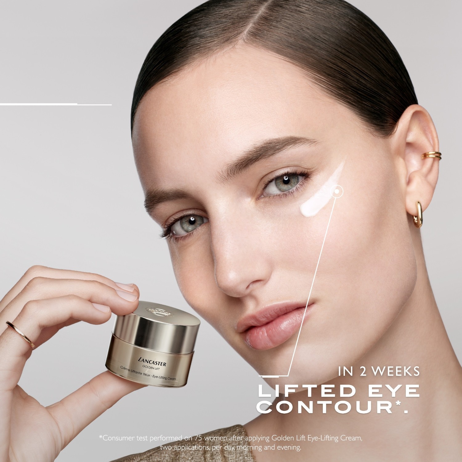 Lancaster Golden Lift krema za oči – učvršćujuća krema za područje oko očiju – 15 ml
