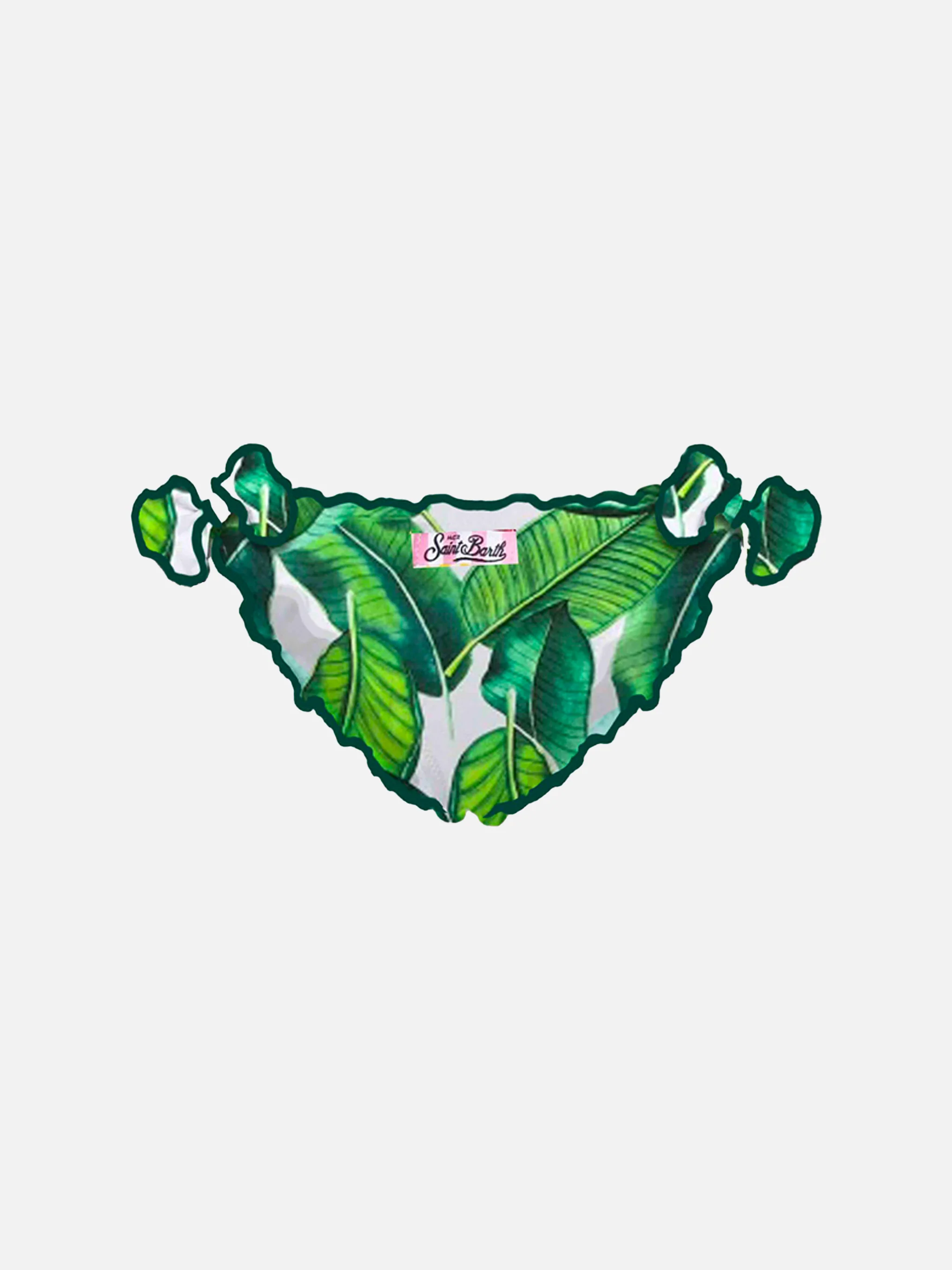 Mädchen-Badehose mit tropischem Muster