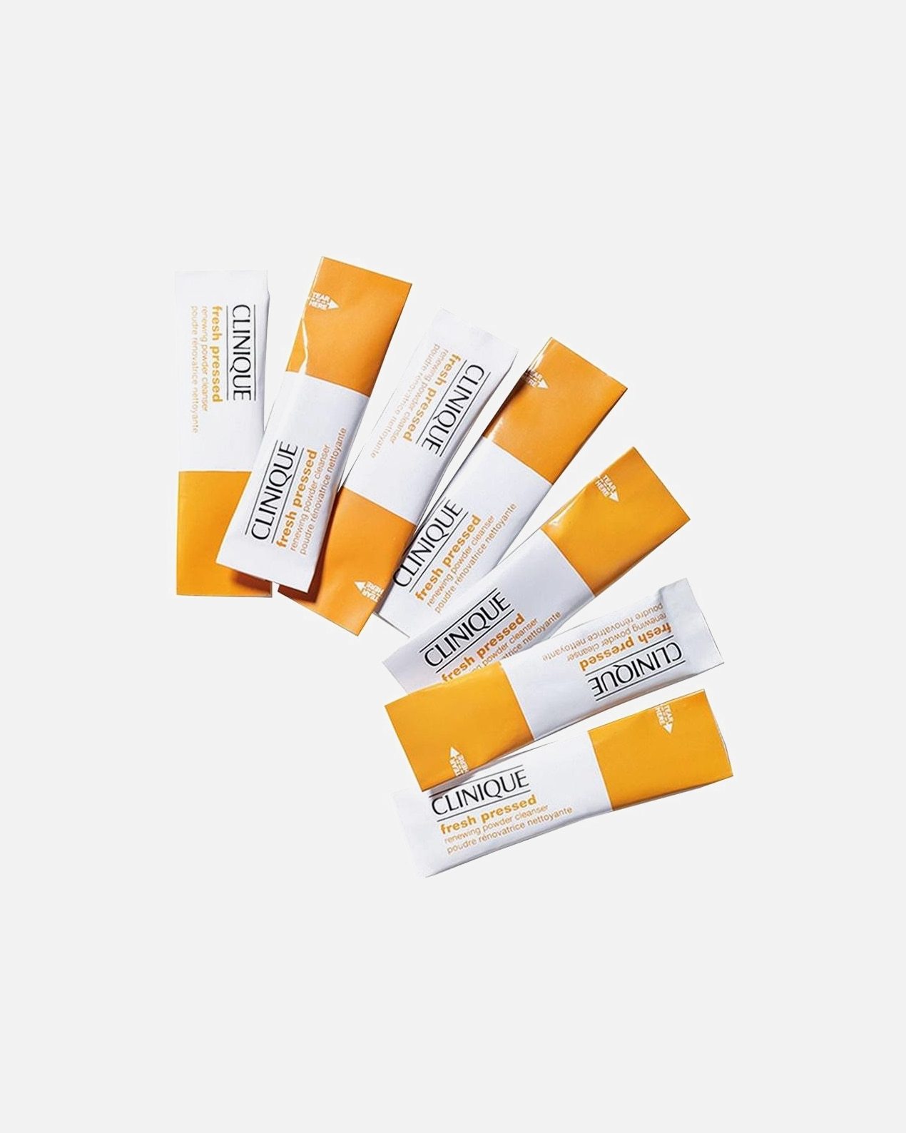 Clinique Fresh Pressed puder za čišćenje lica (28 vrećica) – 14 g