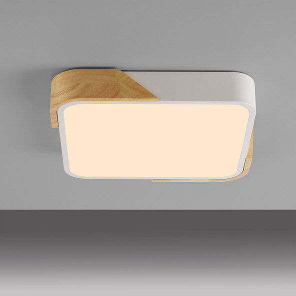 BILA LED-plafondlamp, 32 x 32 cm, wit