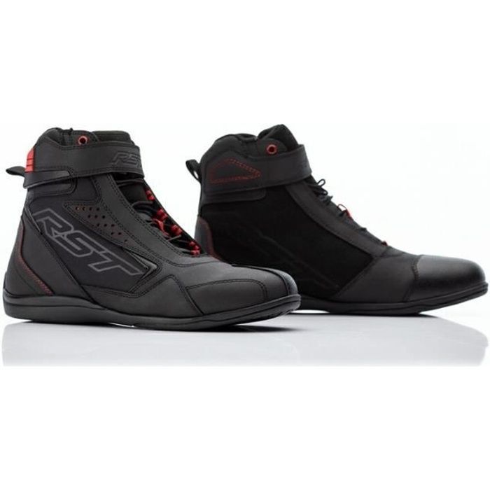 Botas de moto RST Frontier - negro/rojo - 39