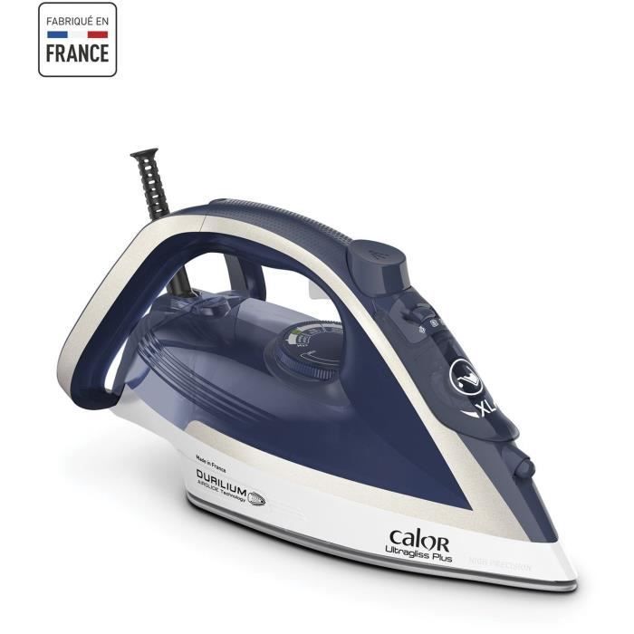 Ferro da stiro - CALOR - FV6812C0 - Vapore 260 g/min - Emissione vapore 50 g/min - Piastra brevettata - Modalità Eco - Prodotto in Francia