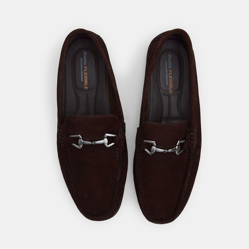 BATA herenmocassins van suède