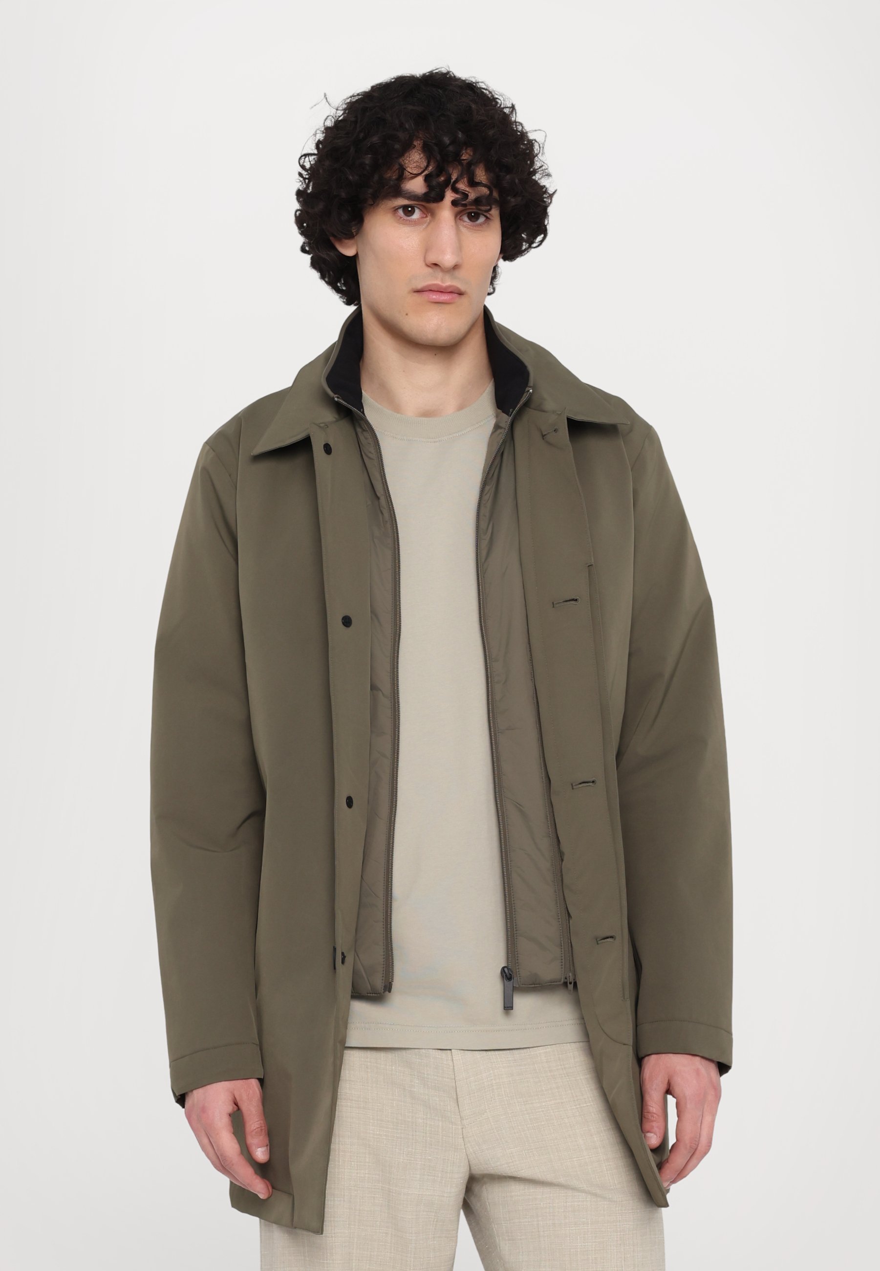 NN.07 BLAKE - Korte jas - kaki