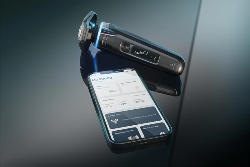 „Philips Series 9000“ drėgno ir sauso skutimo elektrinis skustuvas S9976/55