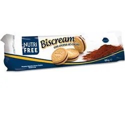 NUTRIFREE Nutri Free Biscream glutenvrije cacaokoekjes 125 g