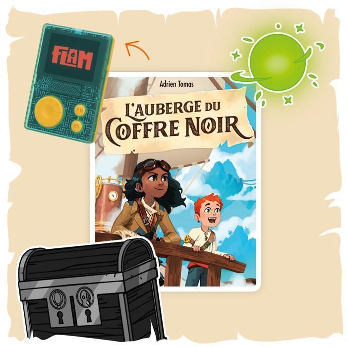 Livre audio interactif - Lunii - L'Auberge du Coffre Noir - Aventure interactive - 3h09 - Dès 9 ans
