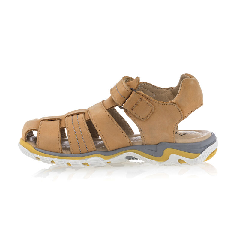 Sandalias amarillas para niño / Zapatos de punta abierta