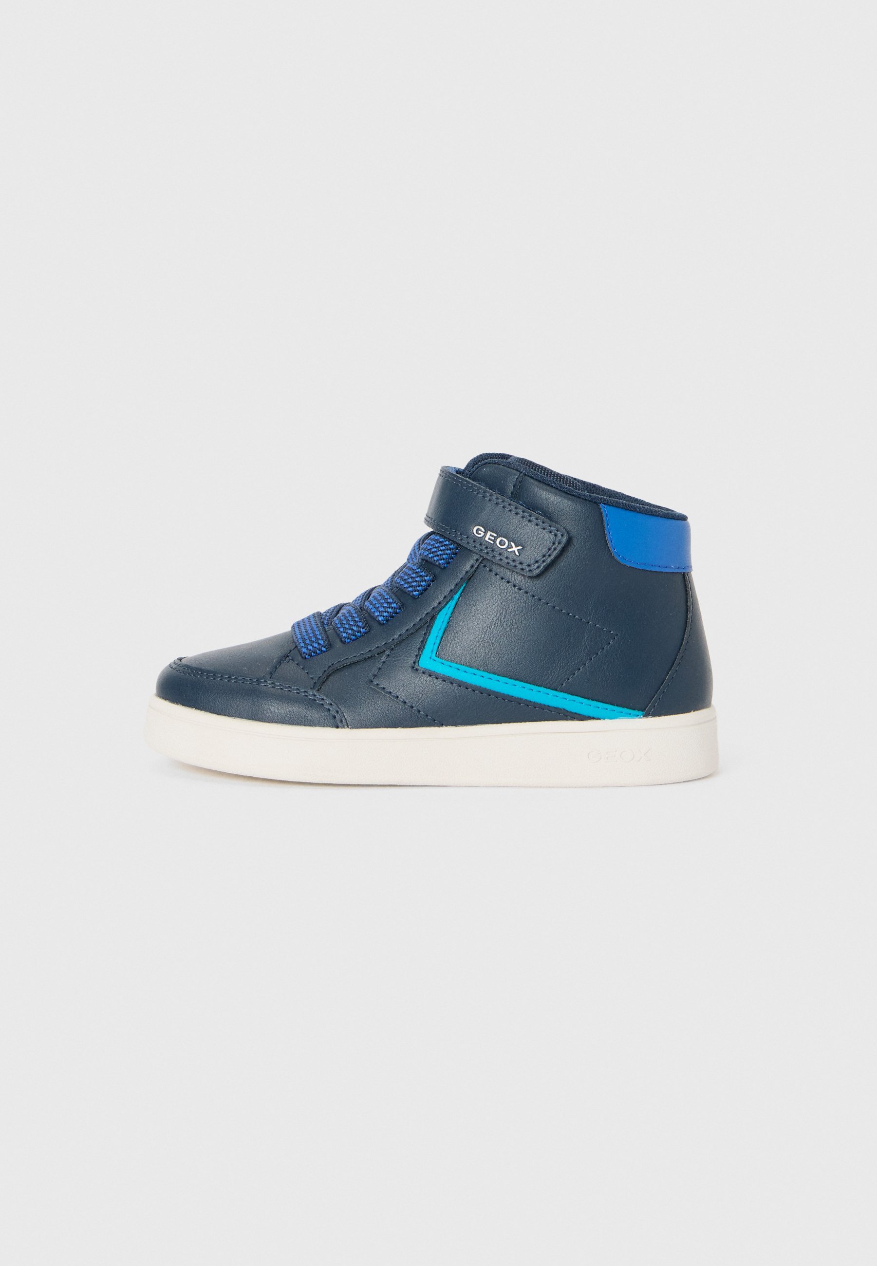 Geox ECLYPER - Hoge sneakers - marineblauw/blauw