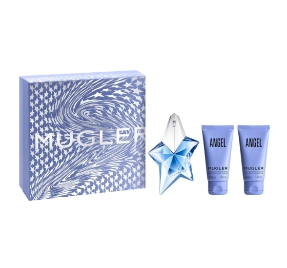 Mugler Angel woda perfumowana spray 25 ml   balsam do ciała 50 ml   żel pod prysznic 50 ml