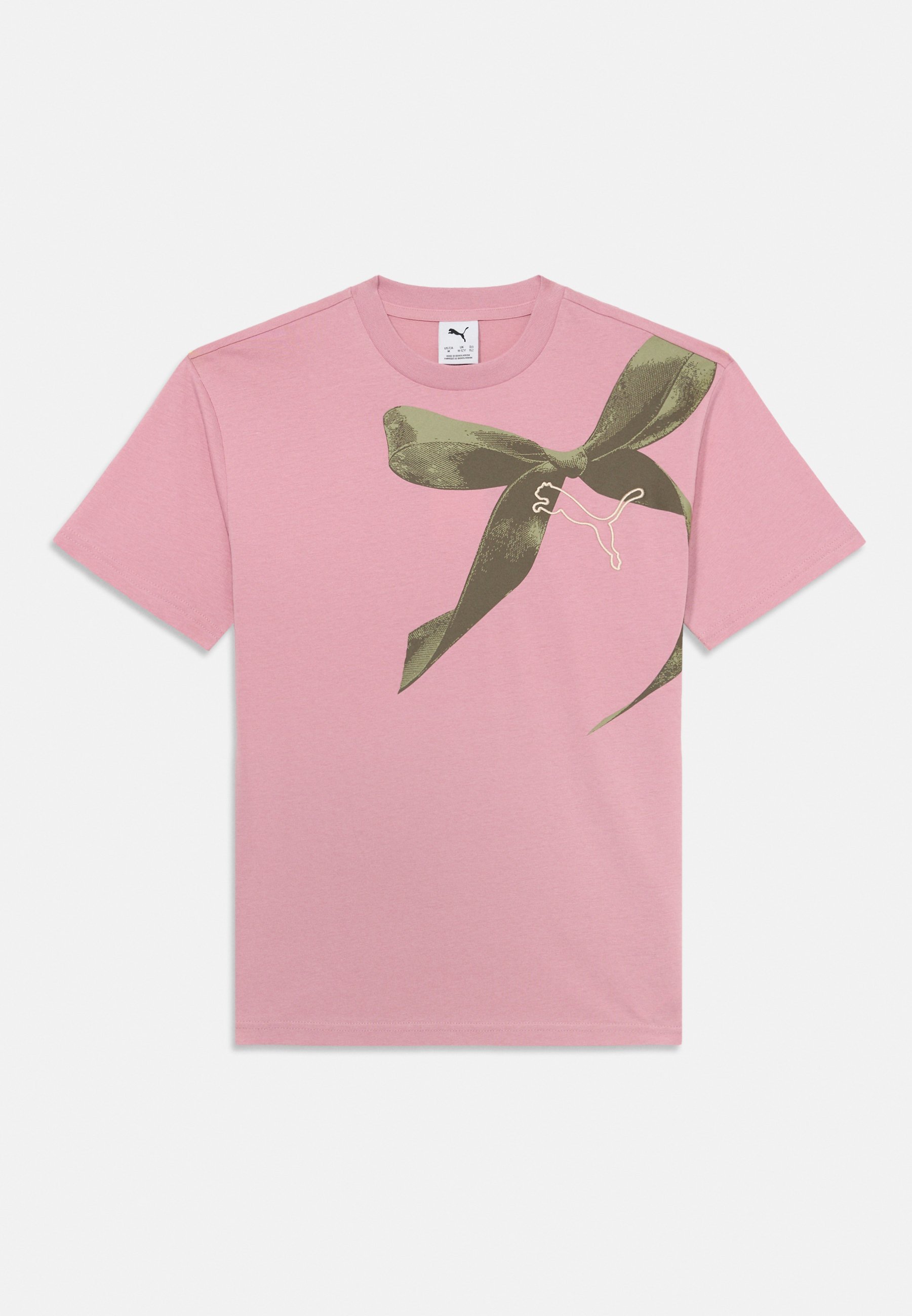 Puma BOWTIQUE GRAPHIC TEE UNISEX - T-shirt met print - roze