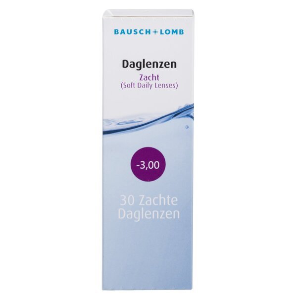 „Bausch + Lomb“ – 3,00 ml minkšti dieniniai kontaktiniai lęšiai<br>Medicinos prietaisas – 30 vnt.